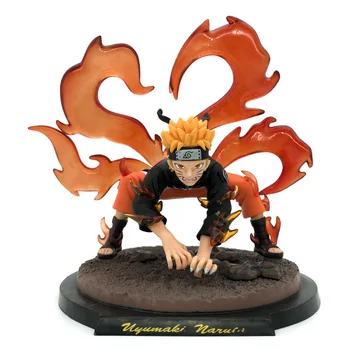 Naruto Figura de Ação Uzumaki Naruto, Uchiha Sasuke 20cm Figura de Ação do Modelo