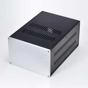 W221.5 H150 D311 de Alumínio Anodizado Caso de Energia Caixa de Amplificador de Ventilação Mult Funcional DIY Chassi Pramp Amp Habitação Gabinete Hi End