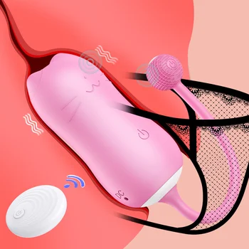 G-spot Vibradores Íntimo Produtos de Controle Remoto sem Fio Vaginal Bolas de 10 Velocidades de Vibração Ovo de Salto Brinquedos Sexuais para as Mulheres