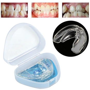 2 Pack Irregular Dentes Chaves Chaves de Correção Ortodôntica de Dentes da Bandeja Lotada de Saúde de Ferramentas Anti-rangem os Dentes sem Sabor