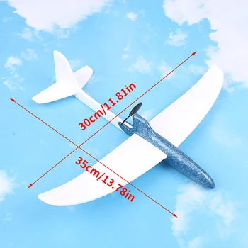 Espuma de Agilizar Educacional Engraçado DIY Planador Filhos Mão Jogando Ornamento Avião de Brinquedo Modelo Elétrico