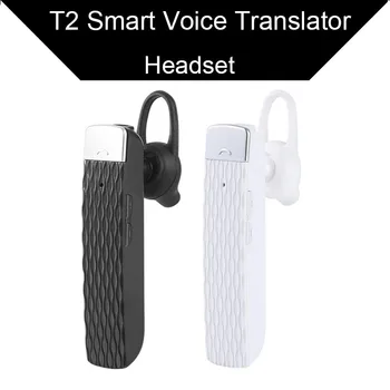 T2 Smart Voice Translator Fone de ouvido 33 Línguas instantânea sem Fio Fone de ouvido Tradução em tempo Real Traduzir Bluetooth5.0