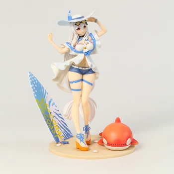 Anime Figural Arknights Skadi de Verão à beira-Mar ver. 1/7 Figura Completa de PVC Modelo de Brinquedo de Presente de Natal da Boneca