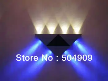 8W 8 LED de Alta Potência Luzes Decorativas Triângulo dispositivo elétrico da Lâmpada para sala de estar, Salão de Quarto Galeria Vestíbulo Studio