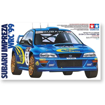 Tamiya 24218 estático montado modelo de carro de brinquedo escala 1/24 Para Subaru IMPREZA WRC de 1999, modelo de carro kit