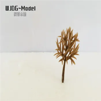WJDG modelo 100pcs5.5 cm Artificial de plástico tronco de árvore layout comitiva de árvore do modelo à escala