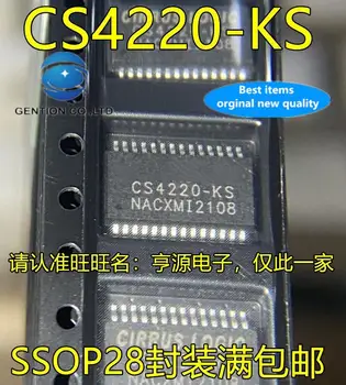 2pcs 100% original novo CS4220-KS SSOP28 Estéreo de Áudio Codec de IC