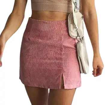 Moda Mini saias das mulheres de Veludo Saia de Cintura Alta, saias Sexy do Verão das Senhoras de Saia coreano moda 2022