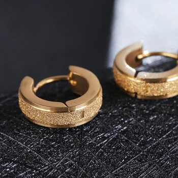 Versão Coreana De Moda De Ouro Prata Rosto Fino De Material De Aço Inoxidável De Esfoliação Brincos Para 2019 Mulheres Nova Moda Jóias