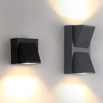 Exterior à prova d'água (IP65), de Alumínio, parede de luz AC90-265V 3W de LED de SABUGO lâmpadas de Parede da casa, corredor, varanda, Alpendre lâmpadas decorativas
