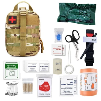 De emergência Trauma Kit de Primeiros Socorros com Torniquete curativo Militares de Combate Tático IFAK de Resposta Tática kit médico