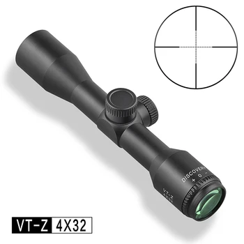 Descoberta 4X32 VT-Z Mil Dot Retícula de Mira Óptica de Tiro de Armas de Airsoft Riflescope