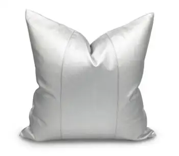 morden de prata / ouro couro PU capa de almofada travesseiro sofá lombar fronha de almofada de encosto caso