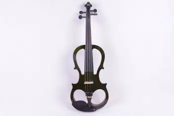 cor verde escuro 4 -Cadeia de 4/4 Nova Elétrico Acústico Violino #5-2518# eu posso fazer qualquer cor seqüência de 4 ou 5 cordas