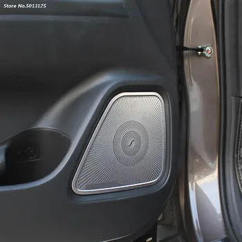 Para Mitsubishi Outlander 2017 2018 2019 2020 2021 Interior Do Carro Porta De Alto-Falante Estéreo De Áudio, Anel Da Tampa De Som Moldura Da Decoração Da Guarnição