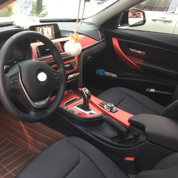 Para o BMW Série 3 F30 F31 2013-2019 Auto-Adesivo Adesivos de carros de Fibra de Carbono Carro do Vinil adesivos e Decalques Estilo Carro Acessórios
