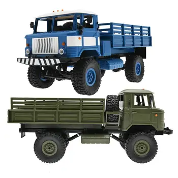 1/16 Escala Completa 2.g Carro de Controle Remoto Wpl B-24 Caminhão Militar Gaz-66v Controle Remoto Veículo de Brinquedos Para Meninos Presentes
