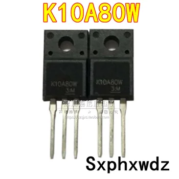 10PCS TK10A80W K10A80W 10A800V PARA-220F novo original Potência do transistor MOSFET
