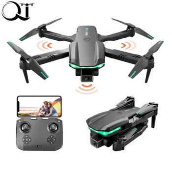 QJ 2022 Novo KK3 Drone 4K Profissional Dual Câmera Wifi FPV Três Lados para Evitar Obstáculos não tripulados Quadcopter Presentes Brinquedos