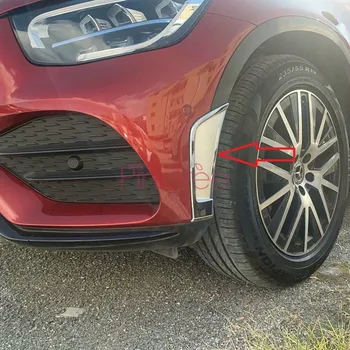 Para a Mercedes-Benz GLC Classe 2020 ABS Cromado pára-choque Dianteiro do Lado do Outlet Quadro Estilo Carro Acessórios