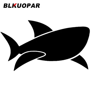 BLKUOPAR Raiva de Peixe Tubarão Doodle Ícone Carro Adesivos Criativos Protetor solar Impermeável Decalques à Prova de riscos Prancha de surf, Estilo Carro