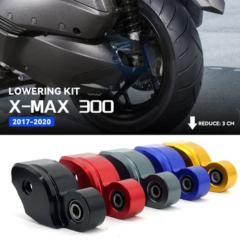 Novos Acessórios da Motocicleta Reduzir 30mm Choque Traseiro Redução Kit Para a Yamaha X-MAX 300 X-MAX300 XMAX300 XMAX 300 xmax300