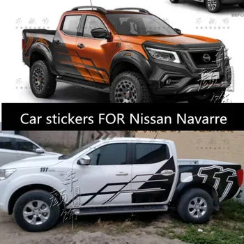 Carro adesivos PARA Nissan NAVARA decoração elegante e personalizado decalques em ambos os lados do corpo