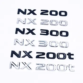 Por Lexus montar tronco cauda deslocamento labal adesivos de carros GS300 350 GS400 GS430 GS460 NX200 300 NX200t número de decoração de decalque
