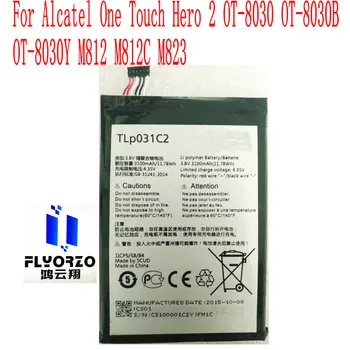 Novo de Alta Qualidade 3100mAh TLP031C2 da Bateria De Alcatel One Touch Hero 2 OT-8030 OT-8030B OT-8030Y M812 M812C M823 Telefone Móvel