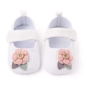 2021 Novo Bebê Menina Anti-Derrapante Casuais Sapatos De Princesa Sapatos Macio, Com Sola De Sapatos Firstwalker