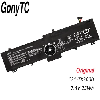GONYTC C21-TX300D Bateria Original Para ASUS Transformer Book TX300CA 7.4 V 23Wh 3120mAh Notebook Tablet