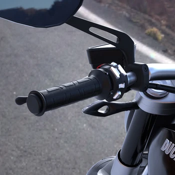 Moto Canhoto Modificado punhos do Guiador 7/8 Motocicleta Guiador Aquecida Apertos de Moto ATV Guiador mais Quentes