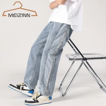 Y2K coreano de Perna Larga Homens Jeans 2022 Moda Streetwear Reta Baggy Jeans, Calças de Hip Hop Harajuku na Moda a Marca de Calças de Mulher