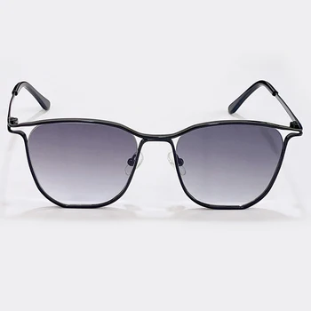 Alta Qualidade da Liga de Óculos de sol das Mulheres Tons Masculino Vintage, Óculos de Sol Spuare Gradiente Eléctrico Verão UV400O
