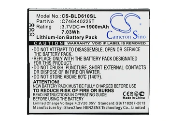 CS 1900mAh / 7.03 Wh bateria para BLU D610, D610A, D610i, Studio 5.5 C746440225T
