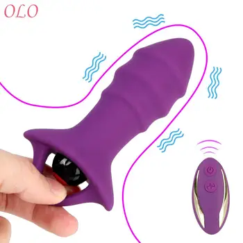 Plug Anal Controle Remoto Bullet Vibrador Mulheres Vagina Estimulador De Dildos Masculino Ânus Bunda Brinquedos Sexuais Para Os Homens Massageador De Próstata