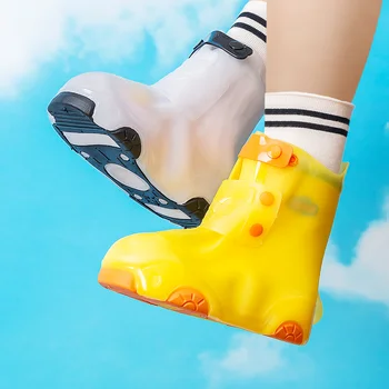 2022 novo estilo de crianças botas de chuva as crianças da criança do bebê de chuva, sapatos para as meninas segurança impermeável EVA decorativos estoque