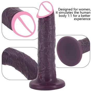 Grande Realista Vibrador Soft Pênis Com ventosa Pênis Brinquedos Sexuais para a Mulher Feminina Anal Vaginal Masturbations Dilldos Sex shop Pau