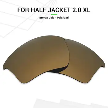 SNARK POLARIZADA de Substituição de Lentes para Oakley Half Jacket 2.0 XL Óculos de sol de Bronze Ouro