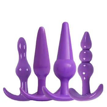 Sexy Três esferas de Quintal Butt Plug de Bunda Porta do sexo Masculino e do sexo Feminino a Masturbação Dispositivo Adulto do Sexo de Produtos Alternativos de Brinquedos