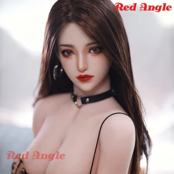 Vermelho Ângulo de Silicone TPE boneca Com Veias Implantado de Beleza do Cabelo de Senhora Corpo Quente Asiática Realista Vagina Sexo Boneca Para Homens Adultos