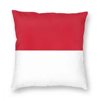 Indonésia Indonésia Bandeira Jogar Travesseiro Capa De Poliéster Jogar Travesseiro De Moda, Capas De Almofada