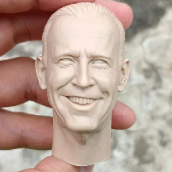 1/6 Escala Pintada Sr. Presidente dos EUA, Biden Head Sculpt Modelo DIY 12
