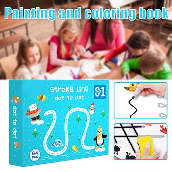 Reutilizáveis Caligrafia Copybook Mágico De Rastreamento Notebook Práticas Livro De Desenho Da Criança Em Actividades De Aprendizagem Para As Crianças Brinquedos Para Crianças