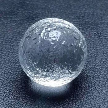 10mm natural de vidro branco meteorito esferas de pedra pendente de cura espiritualidade 2pc
