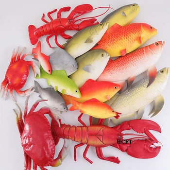 crianças do bebê brinquedos para as crianças do mar em modelo animal restaurante do hotel, sala de jantar salão de loja de decoração artificial de peixes falsos adereços