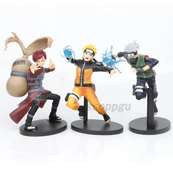 Naruto Figura Uzumaki Naruto, Kakashi, Gaara Japonês de Anime Figura de PVC Figura de Ação de Coleta de Estátua Modelo de Brinquedos Boneca Presentes Crianças