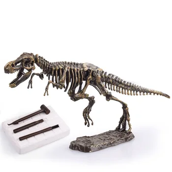 Dinossauros Fósseis Kits De Escavação De Educação Arqueologia Requintado Jurassic Brinquedo Set Do Jogo De Ação De Crianças A Figura Do Esqueleto Do Modelo Presente