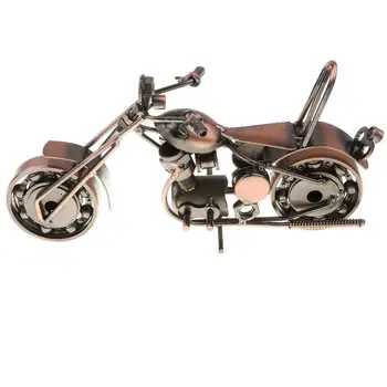 À moda antiga de Moto Moto Modelo de Porcas de Parafusos de Artesanato de Decoração de Casa de Ornamento Vitrine de Presentes Colecionáveis