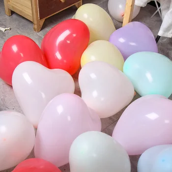 50Pcs/monte 12inch Balões de Látex em Forma de Coração Multicolor Balão Quente Globos de Aniversário, Casamento, Festa Festa Decoração de Balões